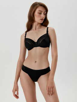 CONTE Трусы танга SPORT GLAM RP6028 черный - Conte elegant фото 3