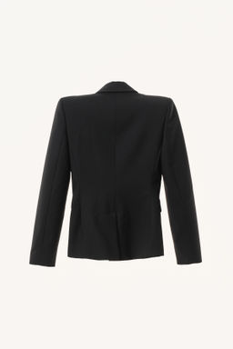 BLAZER ENTALLADA HOMBRERAS CON LANA WILLY CHAVARRIA X ZARA / Negro  фото 5