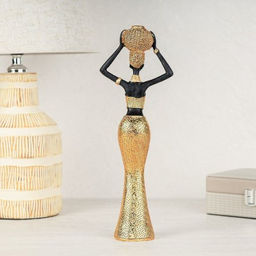 Статуэтка Африканка 10х6х28 / LY222319-A /уп 24/ - Галеонтрейд фото 3