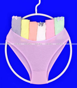 Цена за 7 шт. Детские трусы для девочек Турция однотонные "Неделька - 7 шт." арт. 740100 (742100)