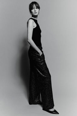 Pantalon recto con detalles decorativos - H&m фото 5