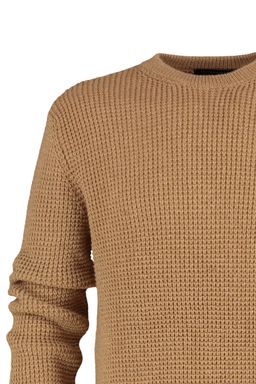 TRENDYOL MAN Camel Regular Fit Yunlu Bisiklet Yaka Dokulu Basic Triko Kazak TMNAW23KZ00028 - Trendyolmilla фото 12