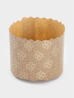 Цена за 3 шт. Формы для выпечки кулича бумажные «Классика», одноразовые, набор 10 шт., 7×6 см, бежевые