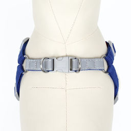 Комплект Sport+, S, поводок 150 x 1,5 см, ОШ 39-41 см, ОГ 44-48 см, вес животного 7-13 кг, синий 96 - Пижон фото 5