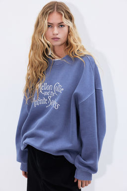 Sudadera oversize con estampado