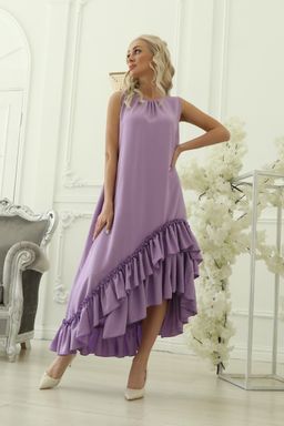 Платье П1-4983/6 Цвет:Сиреневый - Wisell фото 5