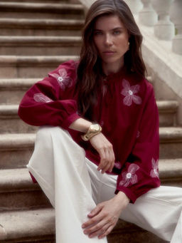 Блузка P612-1110 bordo - Primm фото 8