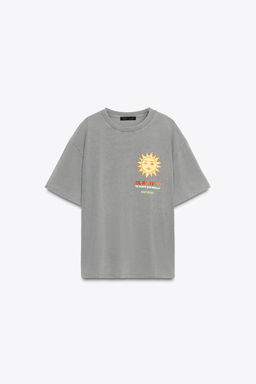 TEXT PRINT T-SHIRT - Zara фото 4