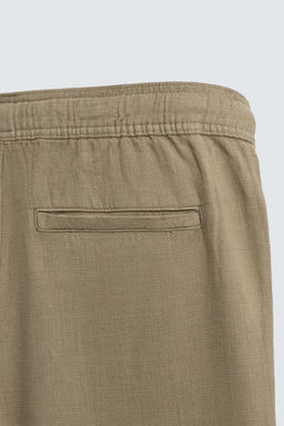 PANTAL?N RELAXED FIT ESTRUCTURA / Tostado - Zara фото 10