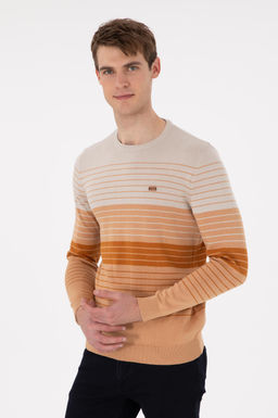 Мужской светло-коричневый свитер Неожиданная скидка в корзине