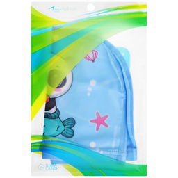 Шапочка для плавания детская ONLYTOP «Милота», тканевая, обхват 46-52 см