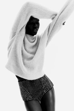 Jersey oversize en mezcla de alpaca