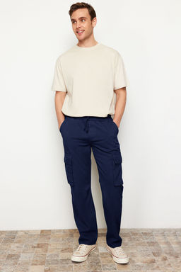 TRENDYOL MAN Ac?k Haki Unisex Regular Fit Lastikli Beli Baglamal? Kargo Cepli Pantolon TMNSS24PL00003 - Trendyolmilla фото 26