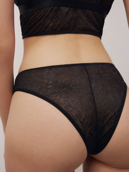 CONTE FLORAL TATTOO LBR 2874 Трусы женские black - Conte elegant фото 2