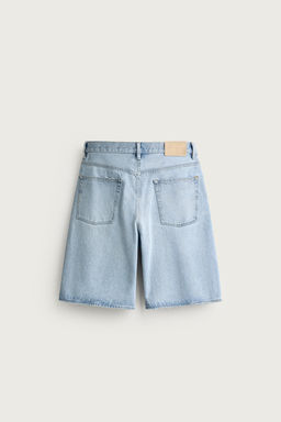BERMUDA DENIM LOOSE FIT / Azul claro - Zara фото 6