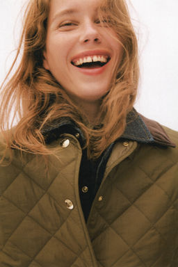 Chaqueta guateada con cuello de pana - H&m фото 6