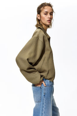 Cazadora oversize con bajo globo - H&m фото 6