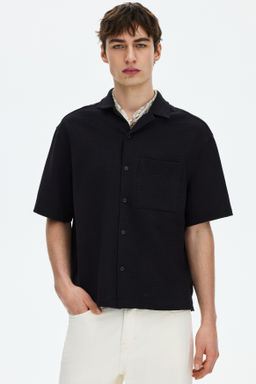 Camisa resort gofrada Relaxed Fit - H&m фото 4