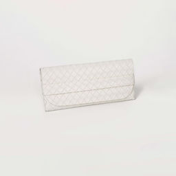 Цена за 2 шт. Футляр для очков на ремешке, однотонный, размер 16.5×7×1.8 см, молочный