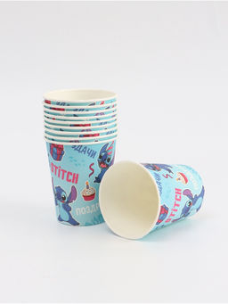 Стакан одноразовый 250 мл, набор 10 шт., Стич