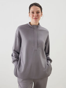 Dik Yaka Kad?n Sweatshirt