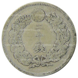 Монета 20 сен 1906 года Япония