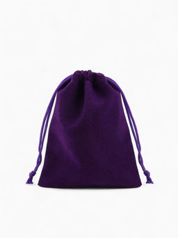 Набор мешочков бархатных 50 шт. 10×12 см, фиолетовый