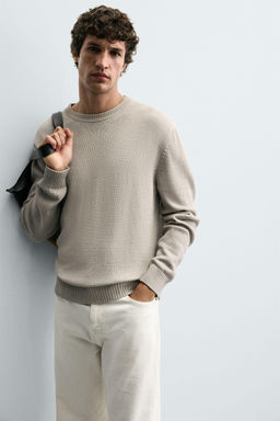 WASHED EFFECT TEXTURED SWEATER - Zara фото 5