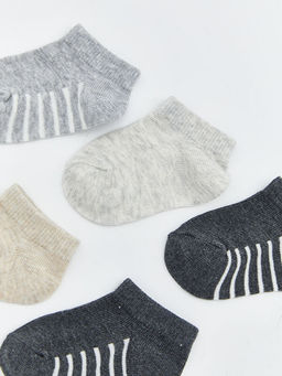 ?izgili Erkek ?ocuk Patik ?orap 5li