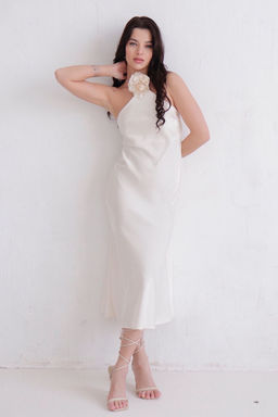 Платье молочное с цветком - Martichelli фото 6