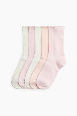 Pack de 5 calcetines en punto de canal?