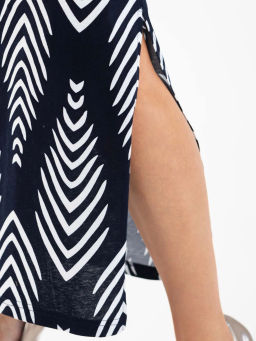 Сарафан женский, цвет синий белый