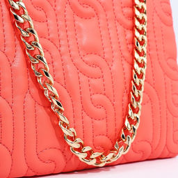 Сумка-мессенджер на магнитах, цвет коралловый - Simaland фото 5