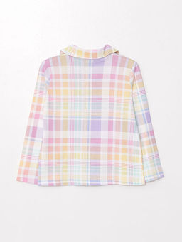 G?mlek Yaka Ekose K?z ?ocuk Pijama ?st - Waikiki фото 2