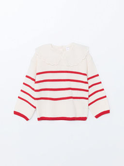 ?izgili K?z ?ocuk Triko Kazak