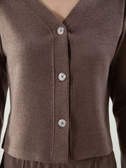 V Yaka Kad?n Triko H?rka