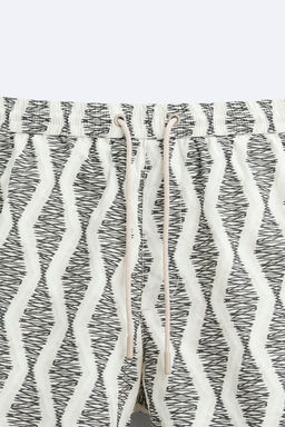 GEOMETRIK DESENLI UZUN DENIZ SORTU - Zara фото 8