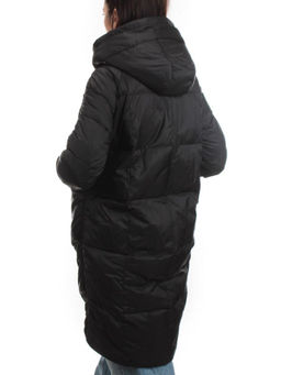 3064 BLACK Пуховик зимний женский (80% пух, 20% перо)