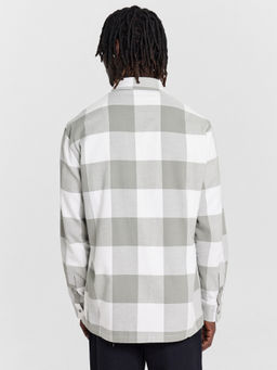 Рубашка мужская серая в клетку - Mark formelle фото 2