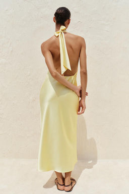 HALTER MIDI DRESS - Zara фото 37