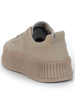 05-P8201-2 DK. BEIGE Кроссовки женские (натуральная кожа) - Фабричный китай фото 7