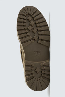 LEATHER DECK SHOES - Zara фото 14