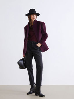 Mom Fit Kad?n Jean Pantolon