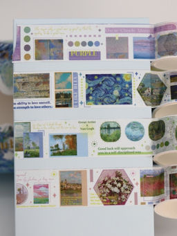 Набор декоративного скотча 20 шт. "Van Gogh" (1/1,5/2/3 см * 2 м)