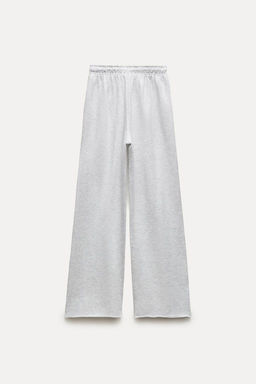 FADED-EFFECT PLUSH JOGGER TROUSERS - Zara фото 18