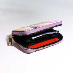 Кошелёк на молнии, разноцветный