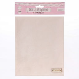 Ткань для пэчворка плюш «Взбитые сливки», 55×50 см