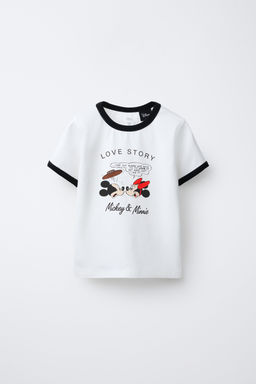 MICKEY AND MINNIE MOUSE DISNEY CONTRAST T-SHIRT - Zara фото 10