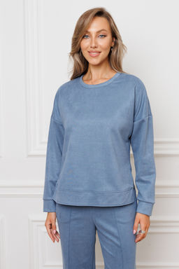 Костюм замшевый брючный 43043