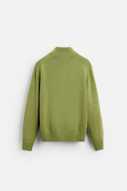 HIGH NECK QUARTER-ZIP SWEATER - Zara фото 16